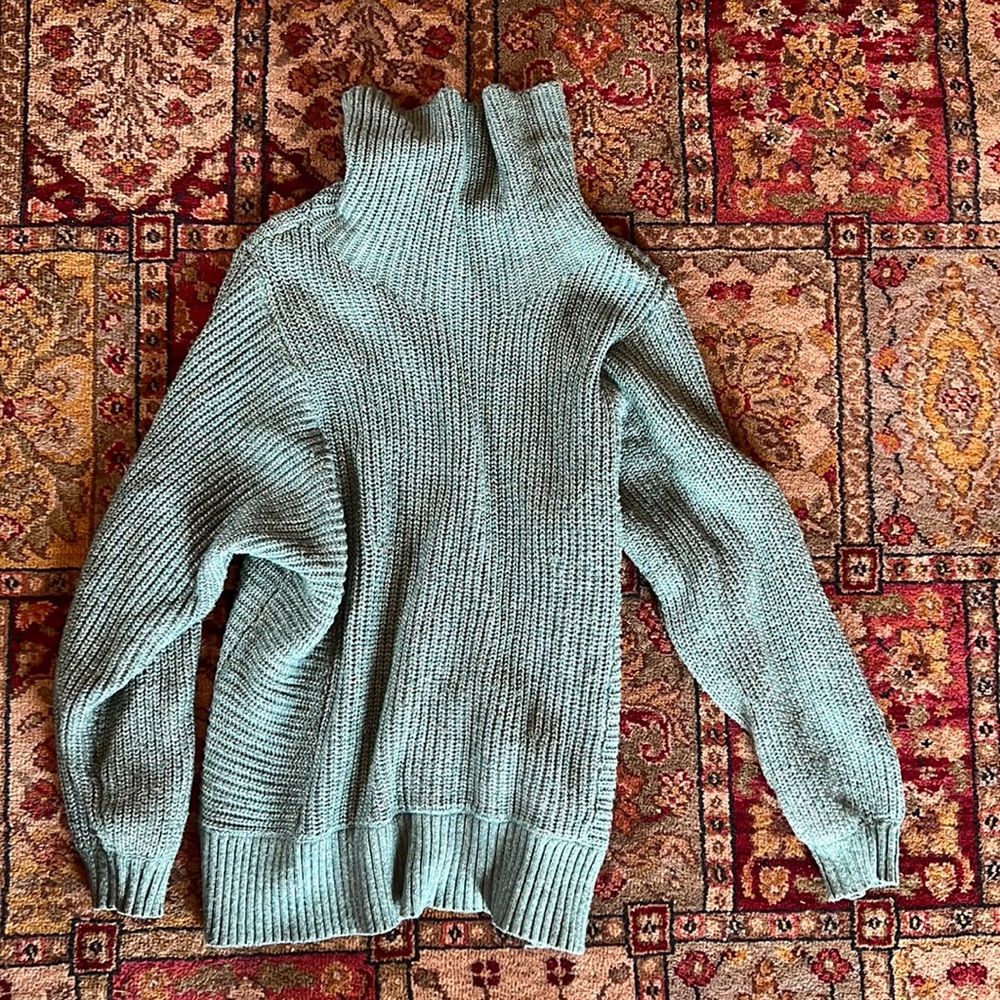 American eagle teal sweater